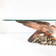 Table basse aigle en bois