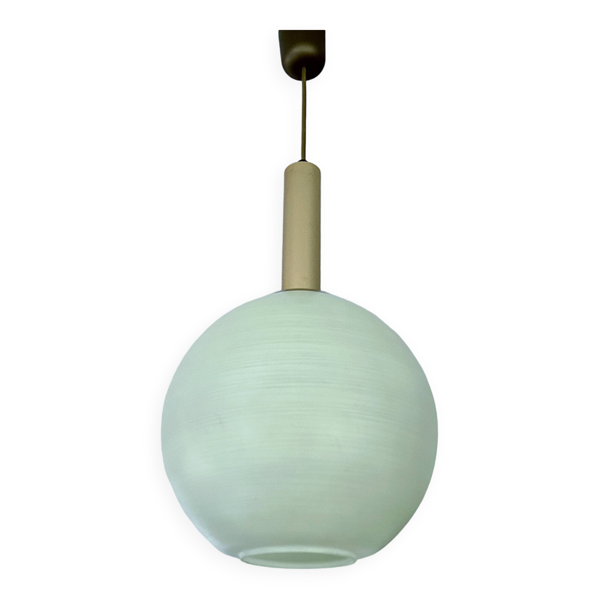 Vintage Glass Globe Pendant Light