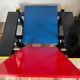 “Red and blue” lounge chair in the style of Gerrit Rietveld