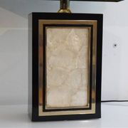 Lampe en laque et nacre 1970