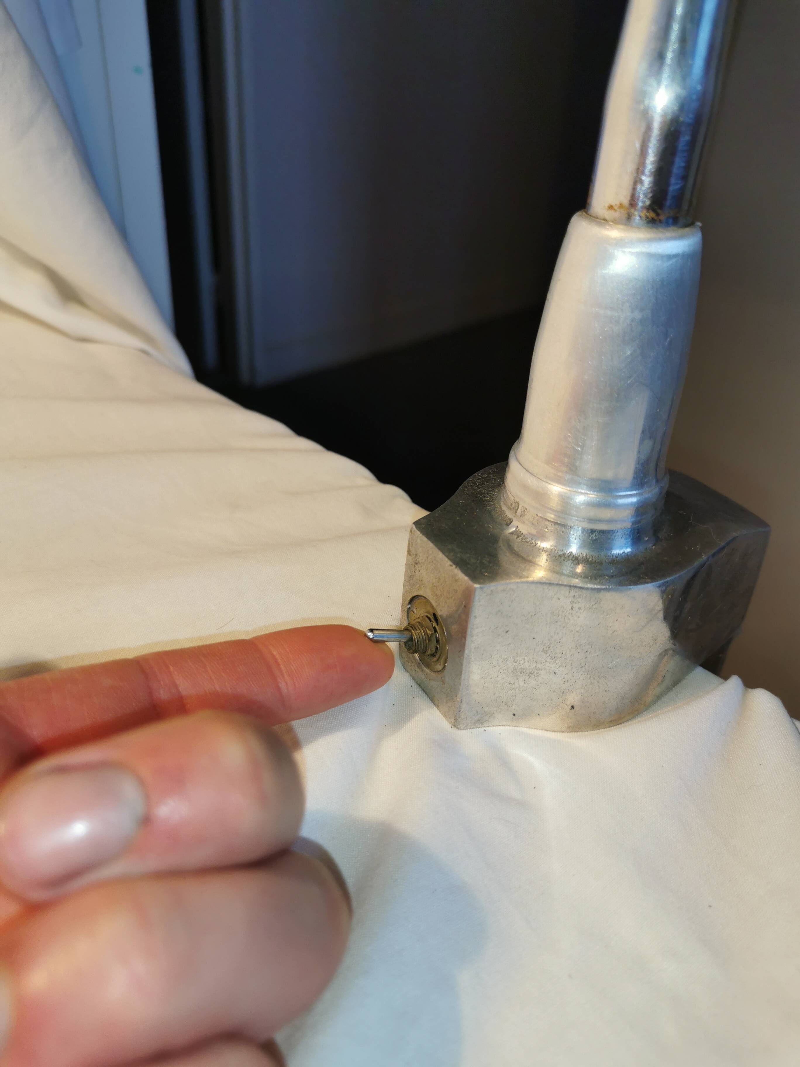 Jumo 215 flexible vice lamp, France, 1960.