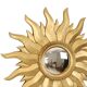 Vintage Gold Sunburst Convex Mirror 54cm