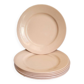 Set of Digoin Sarreguemines dessert plates