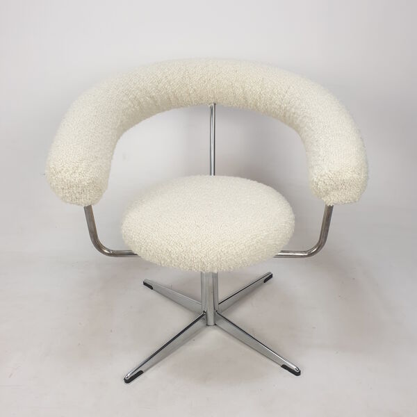 Ensemble de 2 fauteuils ronds, années 1970