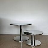 Ligne Roset 'Bobine' 27.5” & 20” Michael Koenig Table Set