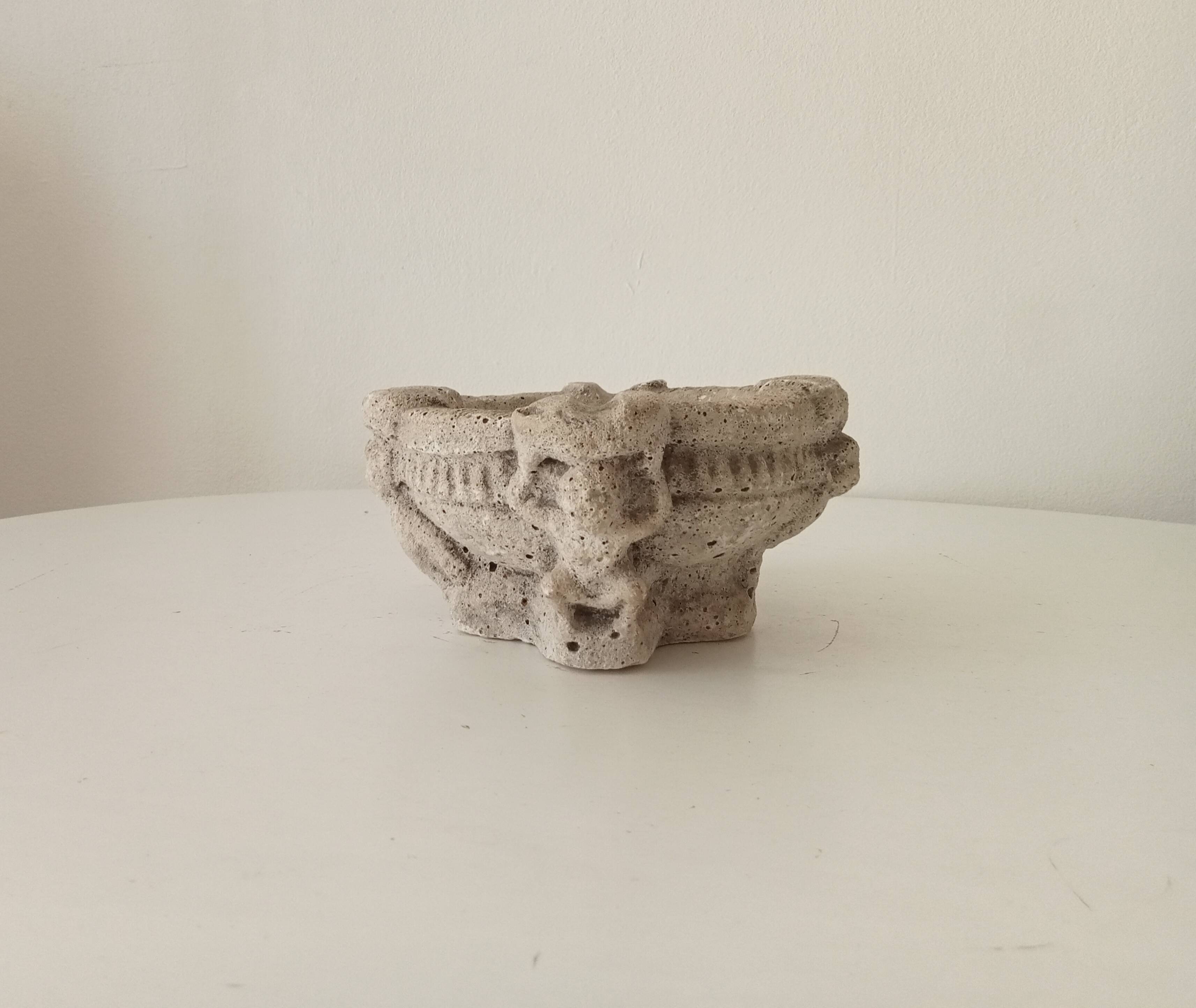 Vintage stone gargoyle ashtray