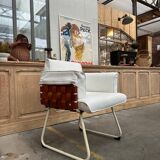 Fauteuil en cuir 80s