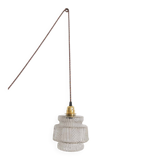 Vintage lamp and coloured wire