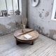 Table basse Roger Capron « grain de café »