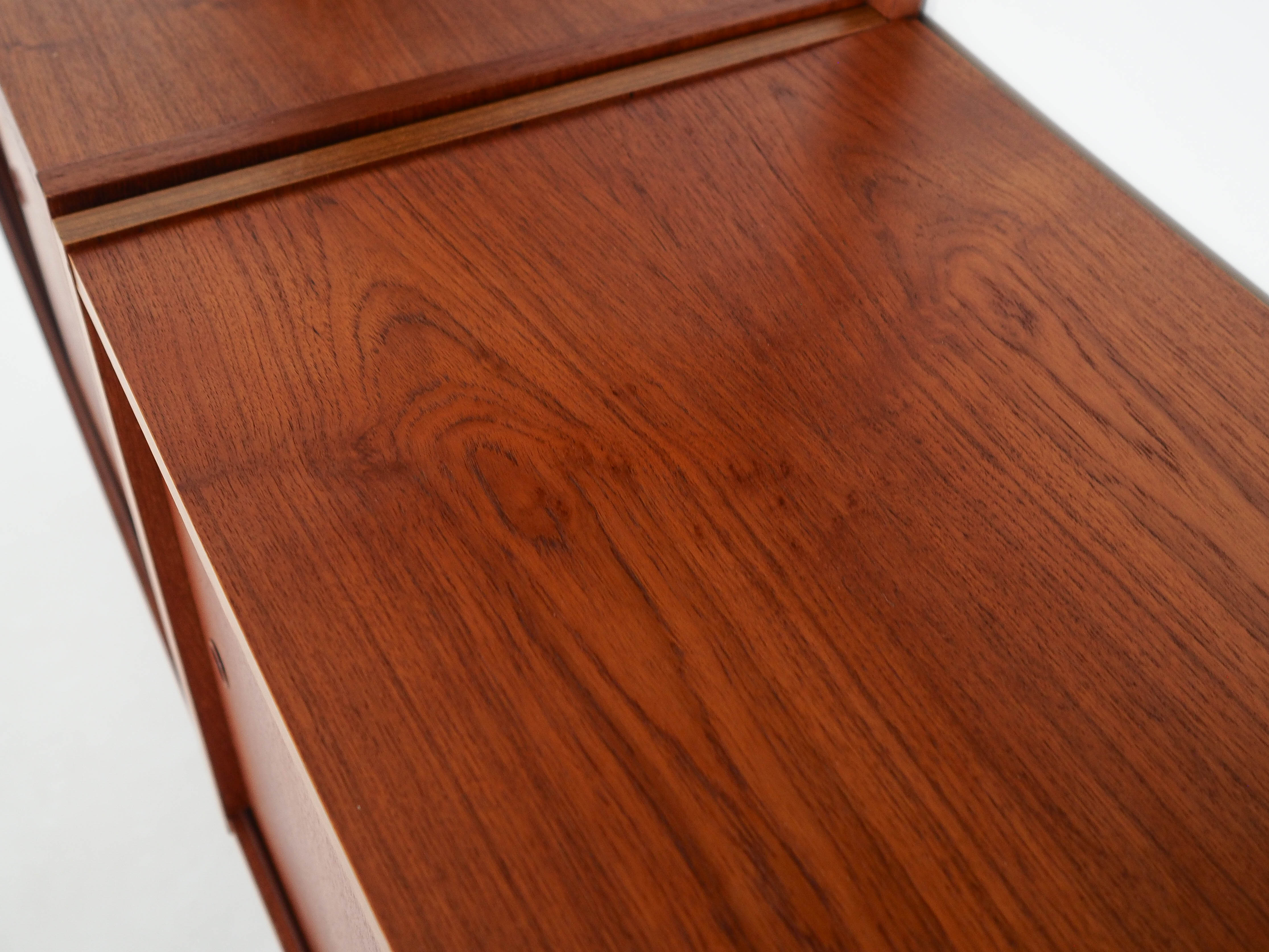 Teak modular bookcase PS System, Danish design, 1960s, manufactured by Rand