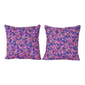 Set of 2 vintage Turkish cushion covers 41x41 cm