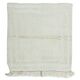 Vintage Minimalist Hand Knotted Turkish Tulu Accent Rug Made of Natural Beige Wool