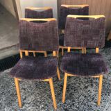 Vintage blond wood chairs from the 60s