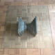 Table basse sculpturale en marbre de milieu de siècle