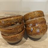 6 ceramic potter's cups for wine/cider tasting "Sancerre"
