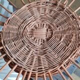 Rattan sun mirror