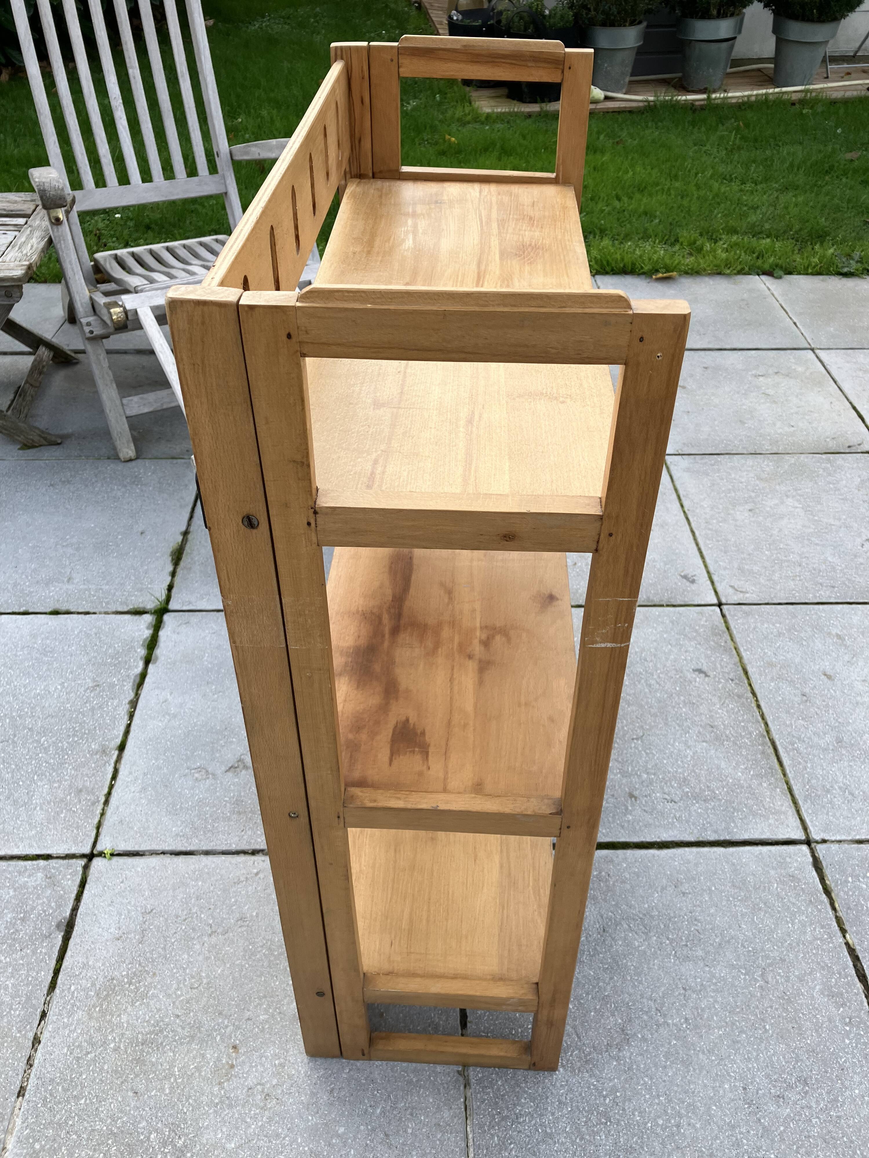 Wooden shelf