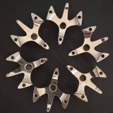 Vintage Fritz Nagel "Vogelflug" Chrome Candlesticks