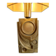 Table Lamp by Giuseppe Calonaci, Plexiglas & Brass, Italy, 1971, Signed
