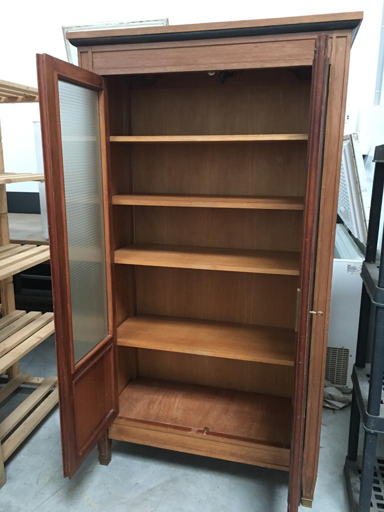 Two-door glass cabinet