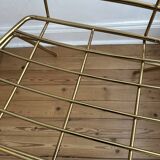 Fauteuil doré Mesh - Bloomingville