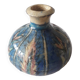 Very original old vase with floral decoration