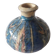 Very original old vase with floral decoration