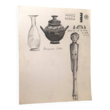 Greek art illustration