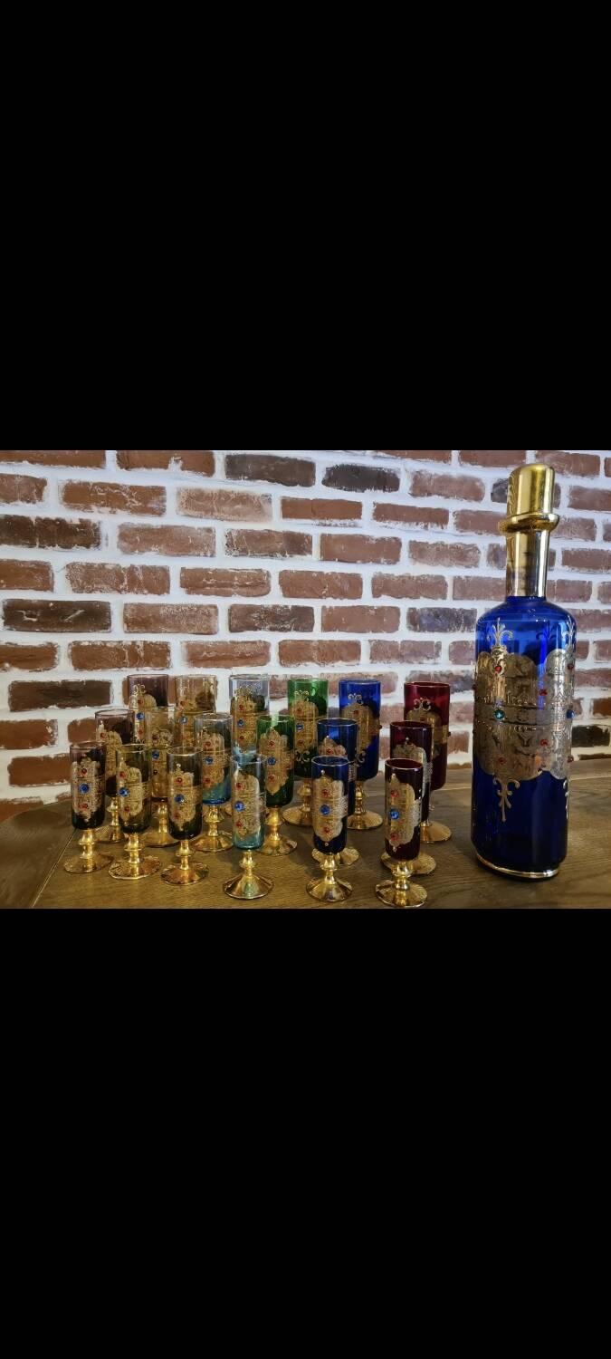 Service En Verre De Murano XXeme