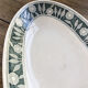 Ravier ceramic flowered Creil and Montereau