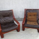 Paire de fauteuils, Danemark, années 1970