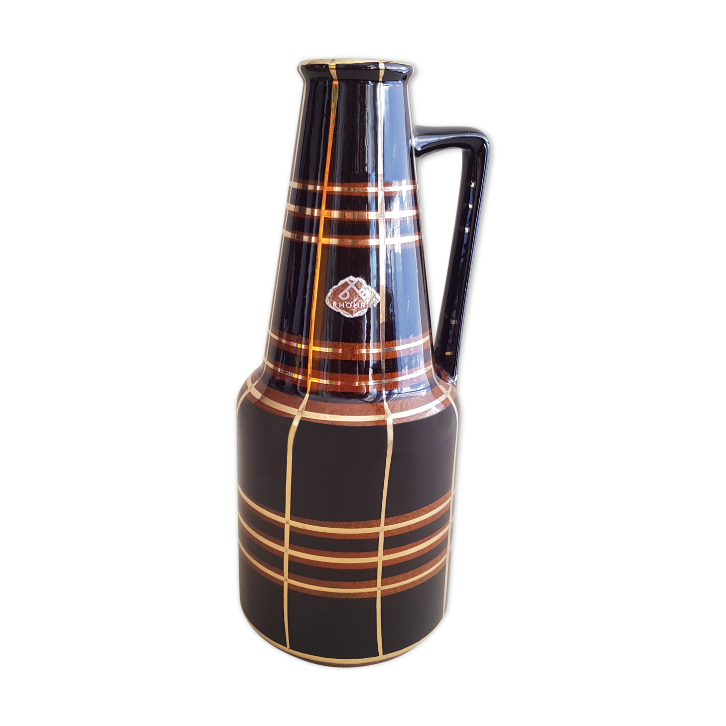 DB HOHR Germany vintage ceramic carafe pitcher