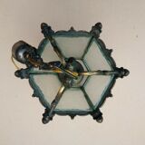 Bronze lantern louis XVI style in working order - 2.7 kg