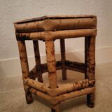 Bamboo side table
