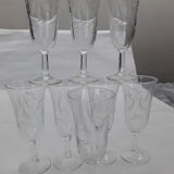 8 champagne flutes