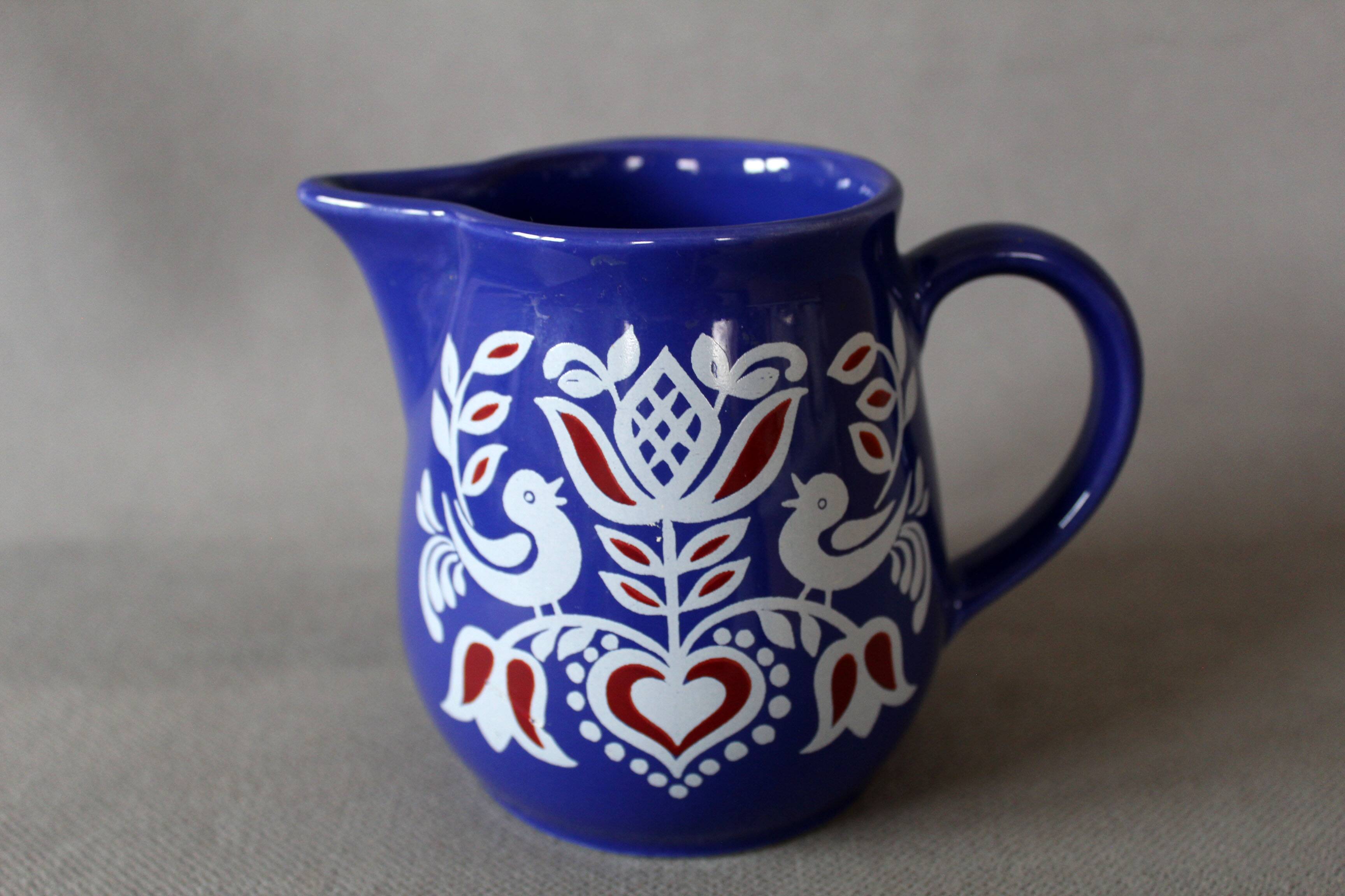 Large vintage ceramic cream pot, Waechtersbach Vroni, Germany