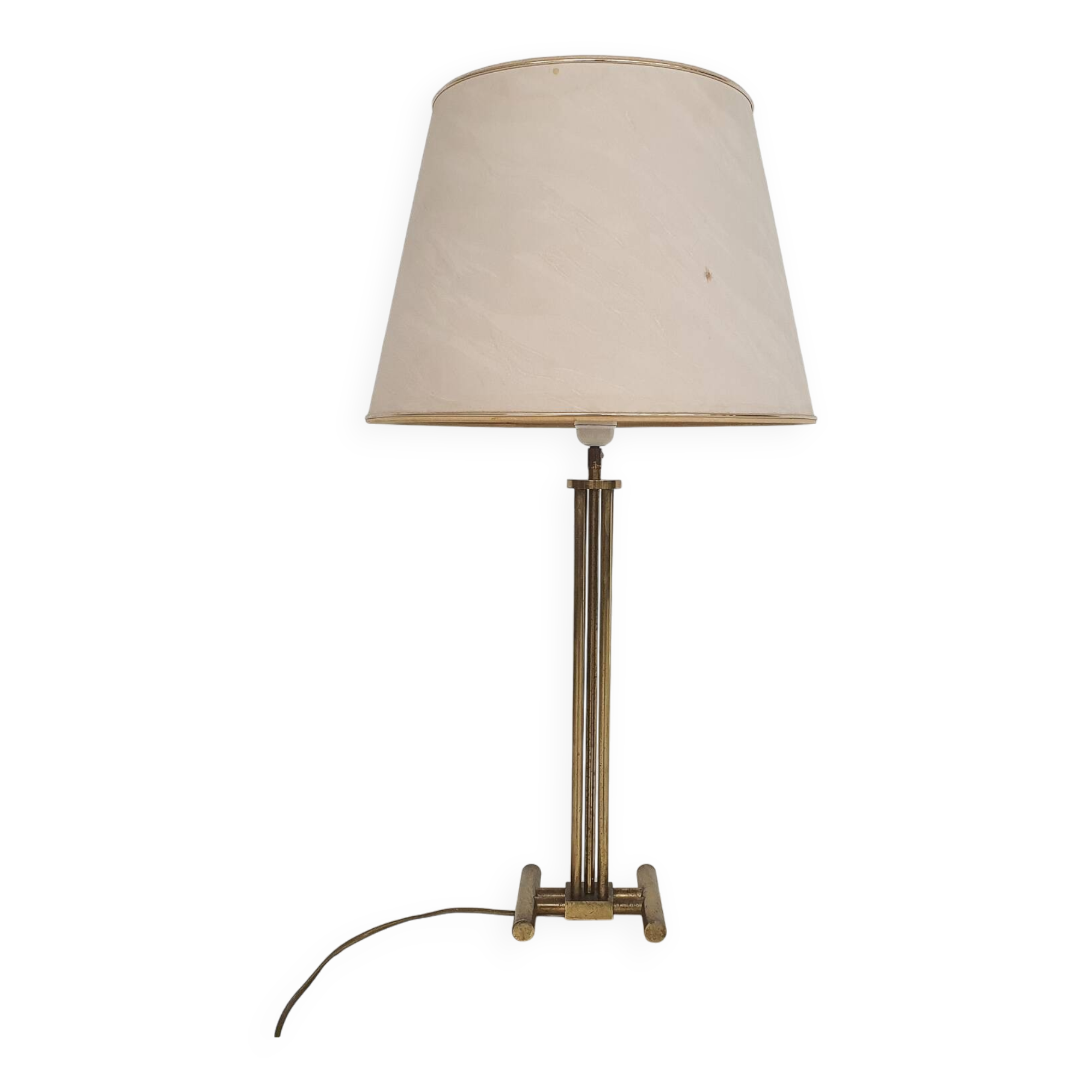 Hollywood regency brass table light, Italy 1950's