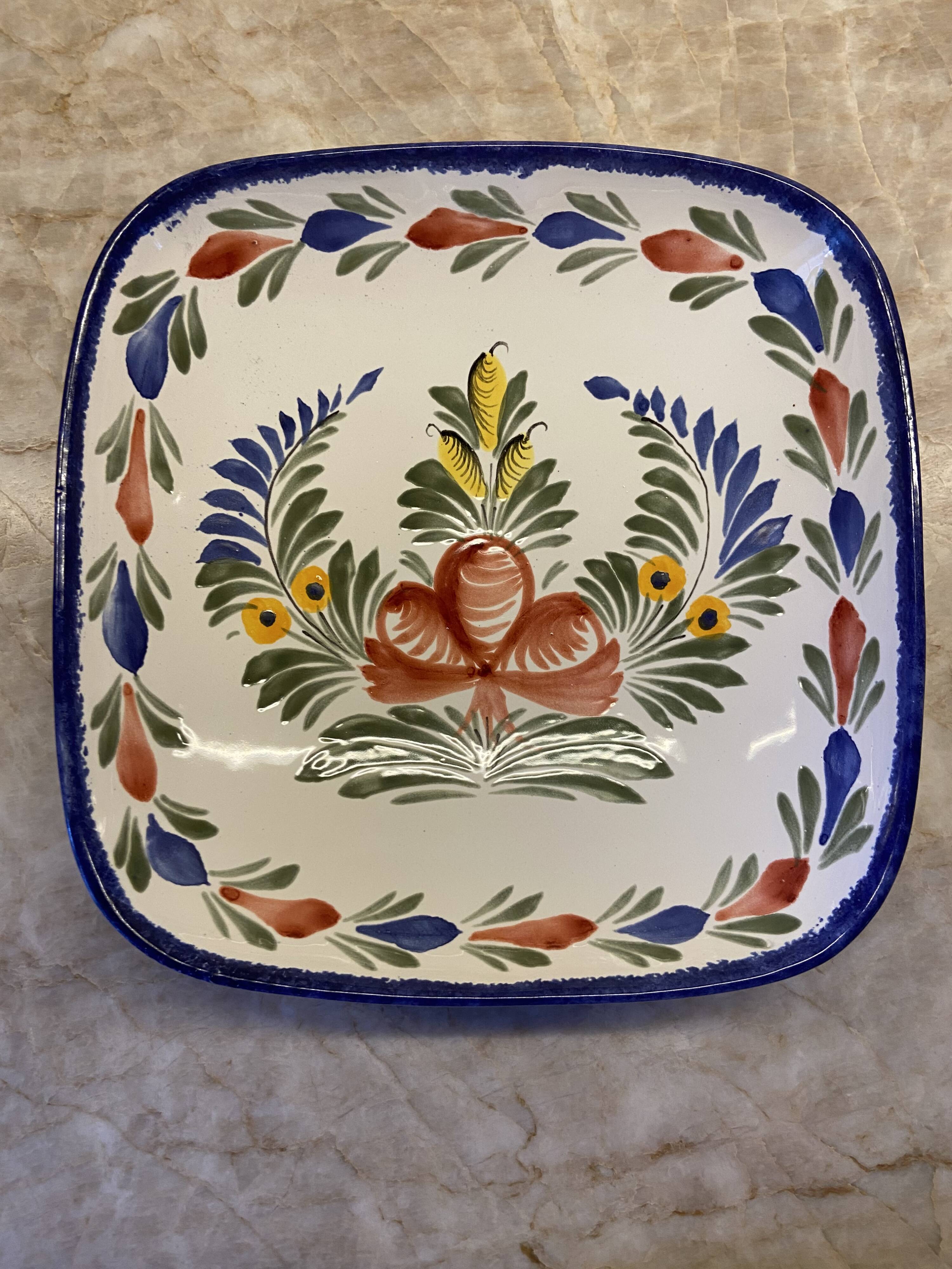 Henriot Quimper salad bowl