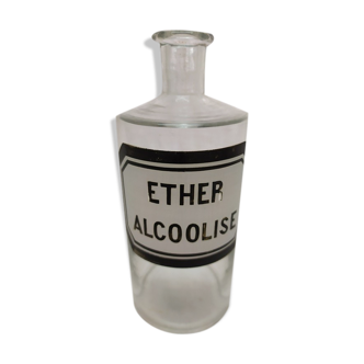 Bottle Glass Bottle Apothecary Pharmacy Ether Alcoholic Old Vintage