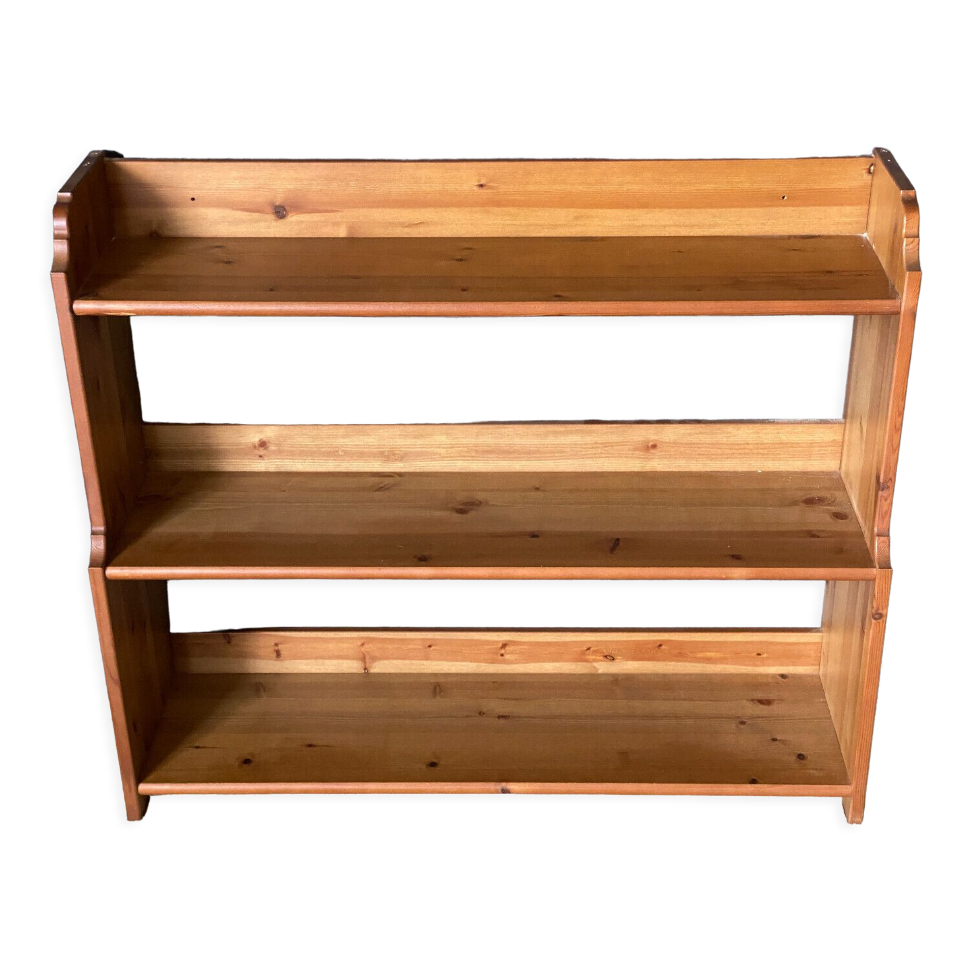 Three-level shelf in pine Ikea Leksvik Hylla 1999
