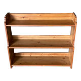Three-level shelf in pine Ikea Leksvik Hylla 1999