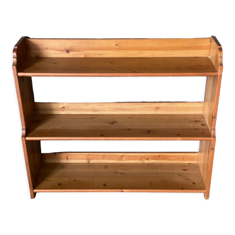 Three-level shelf in pine Ikea Leksvik Hylla 1999
