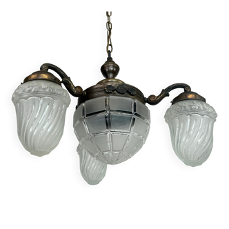 Vienna Secession hanging lamp