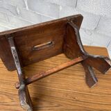 Rustic footrest 1900