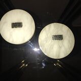 Duo de vide-poche en albâtre véritable
