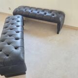 Leather benches