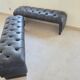Leather banquettes