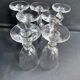 Blown and cut crystal glasses