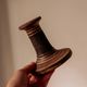 Vintage Danish ceramic candle holder, handmade.