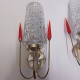 Pair of wall sconces 1960